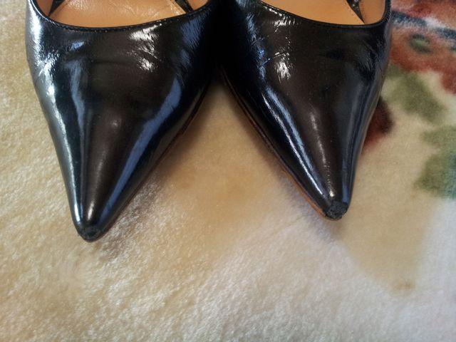 セルジオロッシ パンプス ブラック エナメル 正規品 美品 < ブランド  セルジオロッシ パンプス ブラック エナメル 正規品 美品 < ブランドの