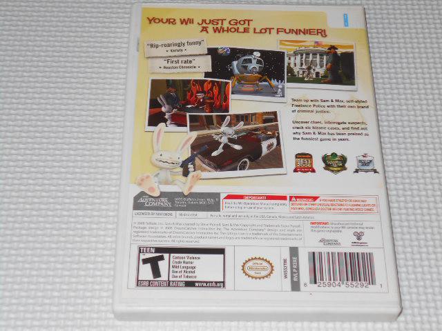 Wii★SAM & MAX SEASON ONE 海外版 北米版 < ゲーム本体/ソフト  Wii★SAM & MAX SEASON ONE 海外版 北米版 < ゲーム本体/ソフトの