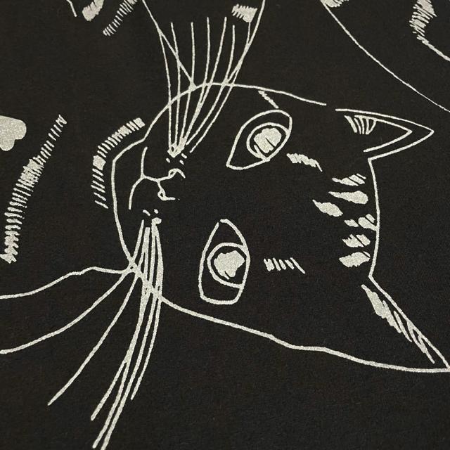 ヒステリックグラマー × andy warhol CAT総柄 七分袖トップス < 女性ファッション ヒステリックグラマー × andy warhol CAT総柄 七分袖トップス < 女性ファッションの