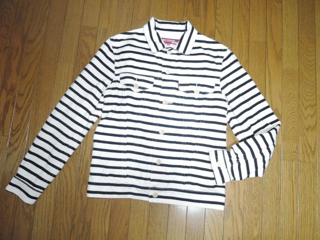 JUNYA WATANABE MAN ジュンヤワタナベ × Levi's シャツ ジャケット XS ボーダー柄 デニム リーバイス < ブランド  JUNYA WATANABE MAN ジュンヤワタナベ × Levi's シャツ ジャケット XS ボーダー柄 デニム リーバイス < ブランドの