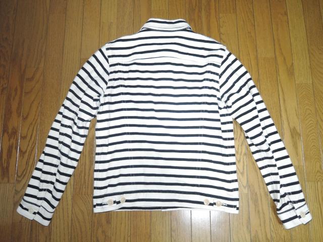 JUNYA WATANABE MAN ジュンヤワタナベ × Levi's シャツ ジャケット XS ボーダー柄 デニム リーバイス < ブランド  JUNYA WATANABE MAN ジュンヤワタナベ × Levi's シャツ ジャケット XS ボーダー柄 デニム リーバイス < ブランドの