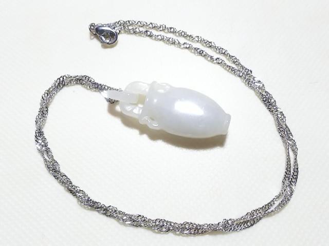 天然石★ミャンマー翡翠 寶瓶 ペンダント < 女性アクセサリー/時計  天然石★ミャンマー翡翠 寶瓶 ペンダント  < 女性アクセサリー/時計の