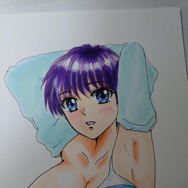 自作イラスト 下級生 緑谷麻紀 < アニメ/コミック/キャラクター 自作イラスト 下級生 緑谷麻紀 < アニメ/コミック/キャラクターの