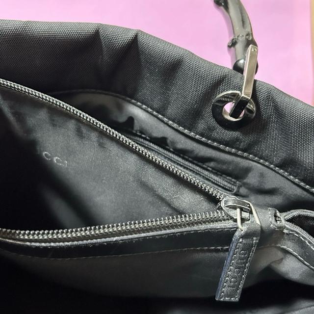 GUCCI  �i�C���� �n���h�o�b�O �o���u�[ 002�E1010�E3444 �u���b�N �� �u�����h�� 