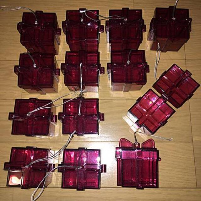 タッパーウェア プレゼントボックス オーナメント < インテリア/ライフ  タッパーウェア プレゼントボックス オーナメント  < インテリア/ライフの