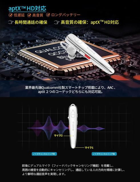 日本語音声ワイヤレスヘッドセット Bluetoothイヤホン < 家電/AV 日本語音声ワイヤレスヘッドセット Bluetoothイヤホン < 家電/AVの