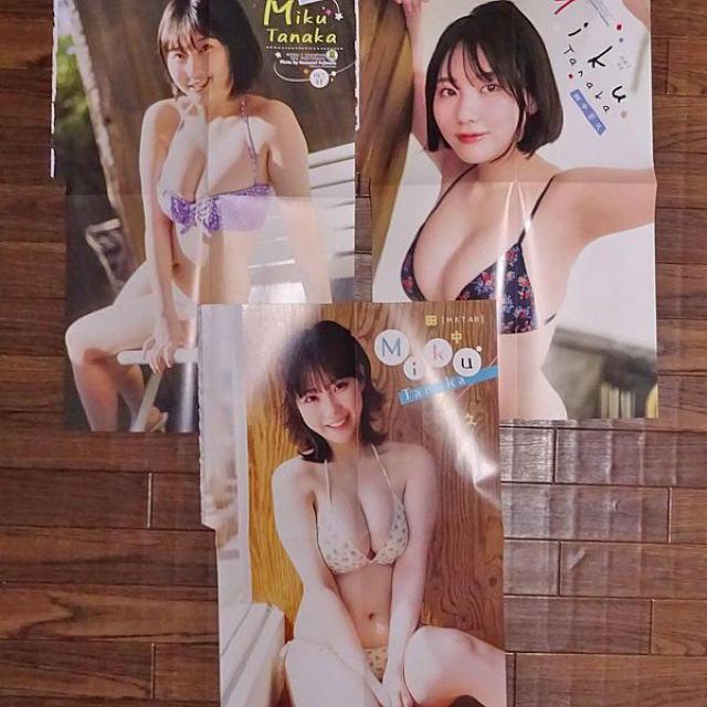 田中美久(HKT48)両面BIGポスター3枚 < タレントグッズ  田中美久(HKT48)両面BIGポスター3枚  < タレントグッズの