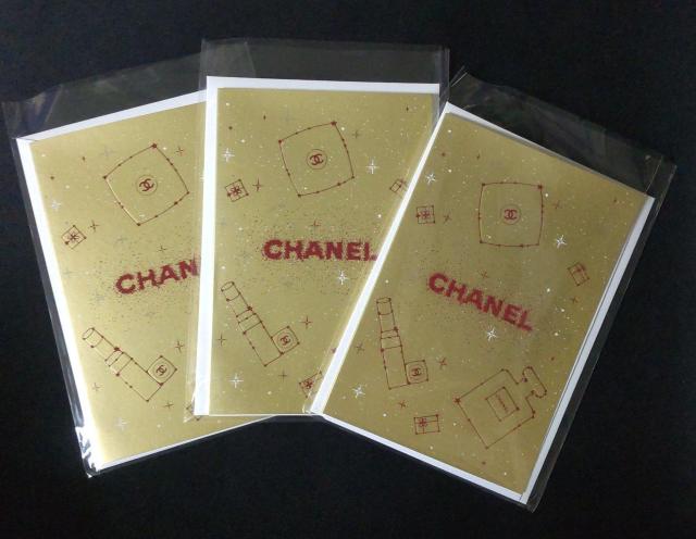 3点【2022年】CHANEL ホリデー限定 メッセージカード (GOLD) < ブランド  3点【2022年】CHANEL ホリデー限定 メッセージカード (GOLD) < ブランドの