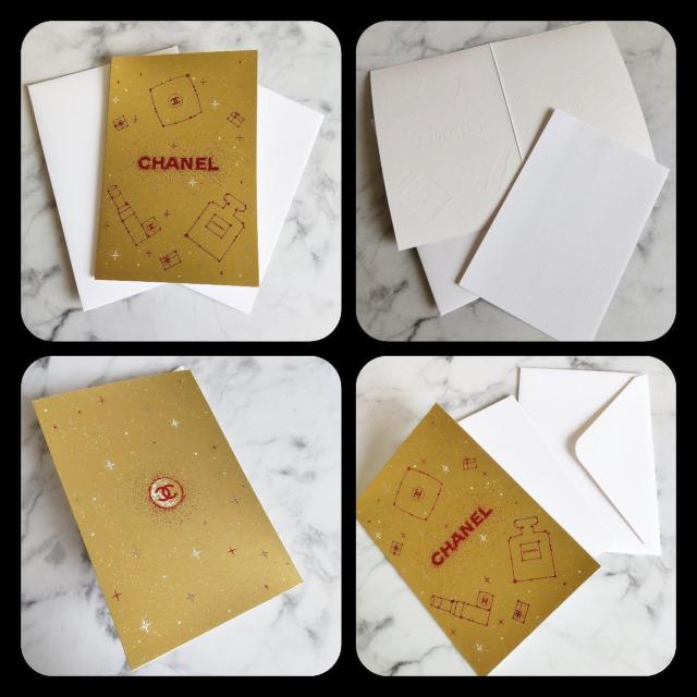 3点【2022年】CHANEL ホリデー限定 メッセージカード (GOLD) < ブランド  3点【2022年】CHANEL ホリデー限定 メッセージカード (GOLD) < ブランドの