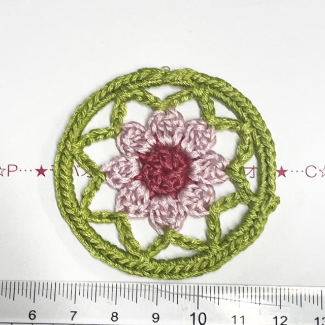 4*ハンドメイド♪お花のドリームキャッチャーチャーム 13 < ペット/手芸/園芸  4*ハンドメイド♪お花のドリームキャッチャーチャーム 13  < ペット/手芸/園芸の