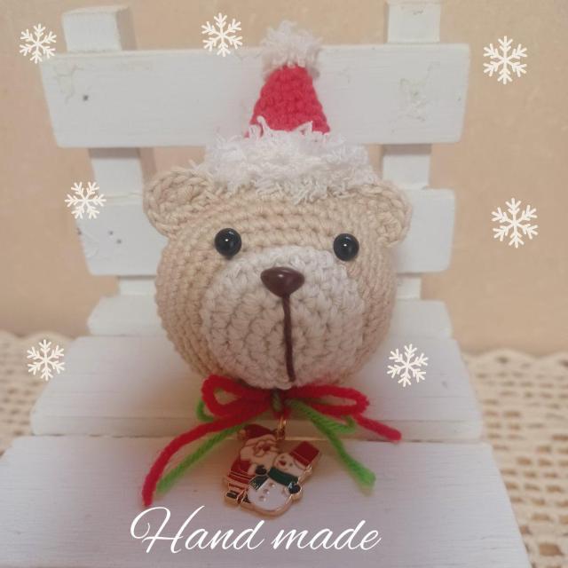 ☆Hand made☆ X'MAS*クマさんのブローチ*あみぐるみ < 女性ファッション ☆Hand made☆ X'MAS*クマさんのブローチ*あみぐるみ < 女性ファッションの