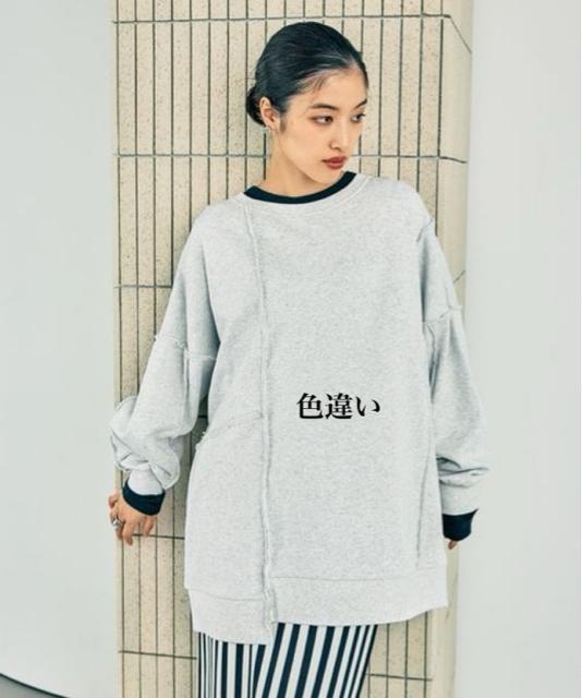 新品 LEPSIM★リメイク裏毛チュニック < 女性ファッション 新品 LEPSIM★リメイク裏毛チュニック < 女性ファッションの