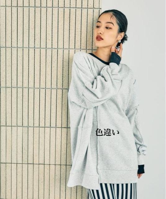 新品 LEPSIM★リメイク裏毛チュニック < 女性ファッション 新品 LEPSIM★リメイク裏毛チュニック < 女性ファッションの