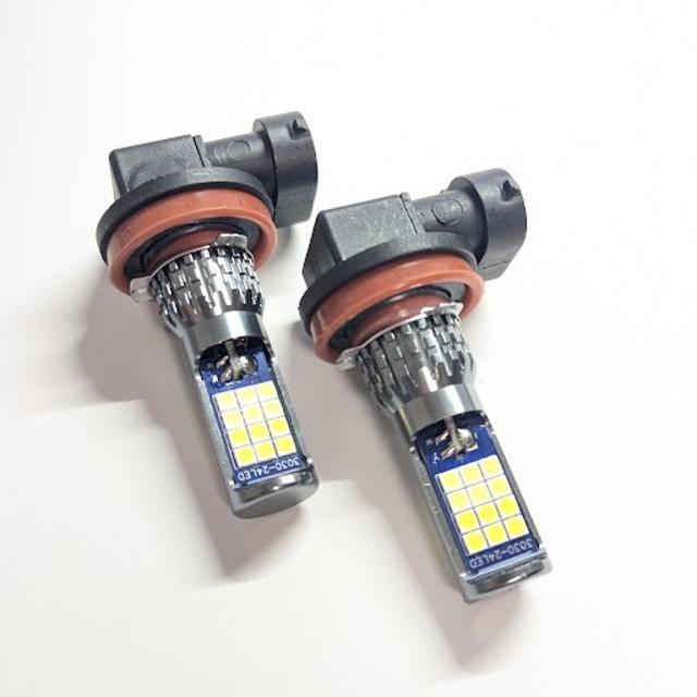 H8/H11/H16pLEDou6000K/3000KQFؑ 邢1800lm LED3030LEDCg  /oCN