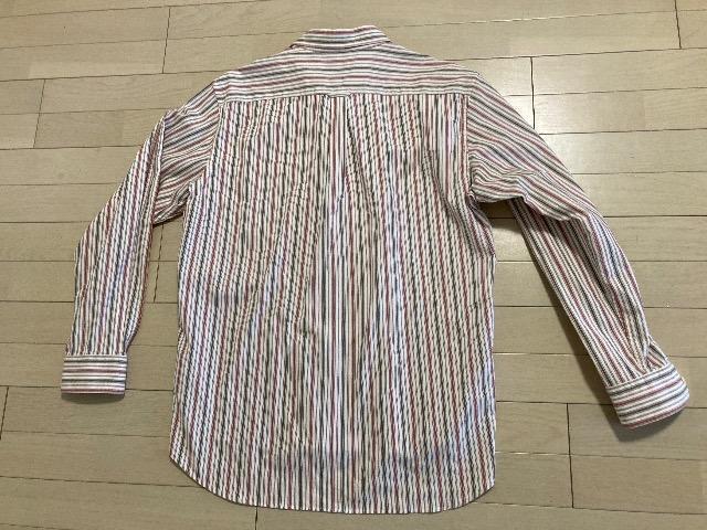 特価未使用に近クロコダイルcrocodileシャツ長袖高級シャツポケット付き刺繍ロゴ縦縞オフィス大人気高級ブランド大活躍素敵重宝 < ブランド 特価未使用に近クロコダイルcrocodileシャツ長袖高級シャツポケット付き刺繍ロゴ縦縞オフィス大人気高級ブランド大活躍素敵重宝 < ブランドの