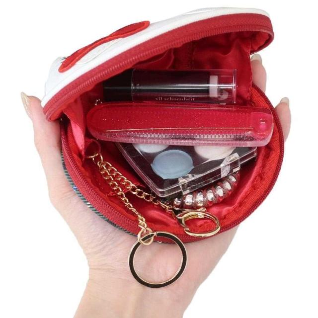 ハローキティ ミニポーチ コスメポーチ 化粧ポーチ キーケース ポーチ シェルポーチ サンリオ キティ < 女性ファッション ハローキティ ミニポーチ コスメポーチ 化粧ポーチ キーケース ポーチ シェルポーチ サンリオ キティ < 女性ファッションの