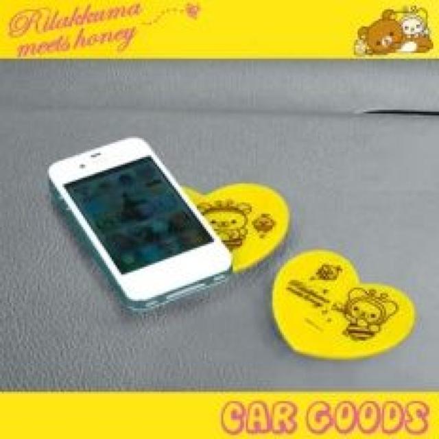 【リラックマ】可愛い♪ハート型 すべり止めマット 2個セット < 自動車/バイク 【リラックマ】可愛い♪ハート型 すべり止めマット 2個セット < 自動車/バイク