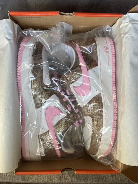 CO@NIKE WMNS AIR FORCE 1 PREMIUM [GOLD SNAKE/PINK] GAtH[X1 Xl[N  uh 