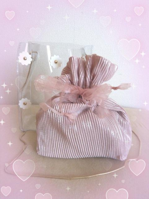 新品☆イング*巾着ポーチセットクリアバッグ < ブランド  新品☆イング*巾着ポーチセットクリアバッグ < ブランドの