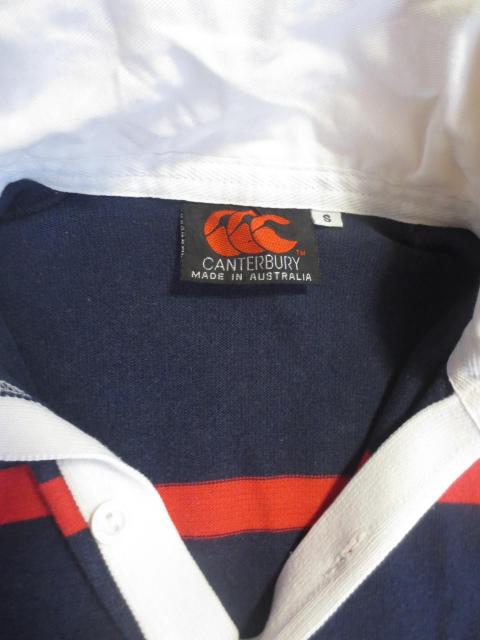 CANTERBURY カンタベリー 綿×ポリエステル ラグビージャージ S オーストラリア製 < レジャー/スポーツ CANTERBURY カンタベリー 綿×ポリエステル ラグビージャージ S オーストラリア製 < レジャー/スポーツの