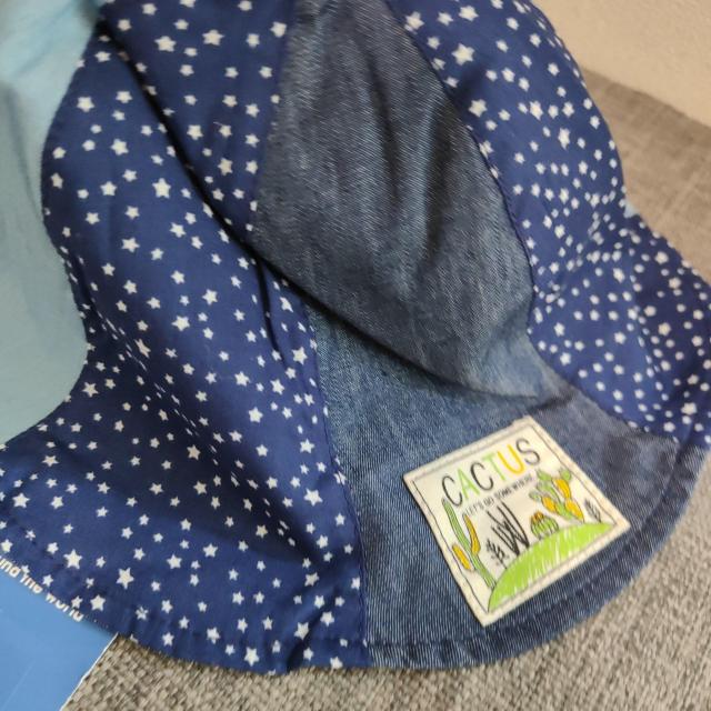 新品タグ付き☆ブリーズ ベビー 帽子 ブルー系 48 < ブランド 新品タグ付き☆ブリーズ ベビー 帽子 ブルー系 48 < ブランドの