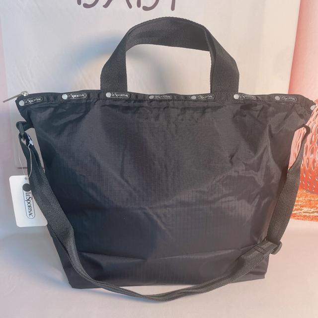 ★新品未使用★LeSportsac レスポートサック 2WAYトートバッグ ブラック 黒 4360 送料無料 < 女性ファッション  ★新品未使用★LeSportsac レスポートサック 2WAYトートバッグ ブラック 黒 4360 送料無料  < 女性ファッションの