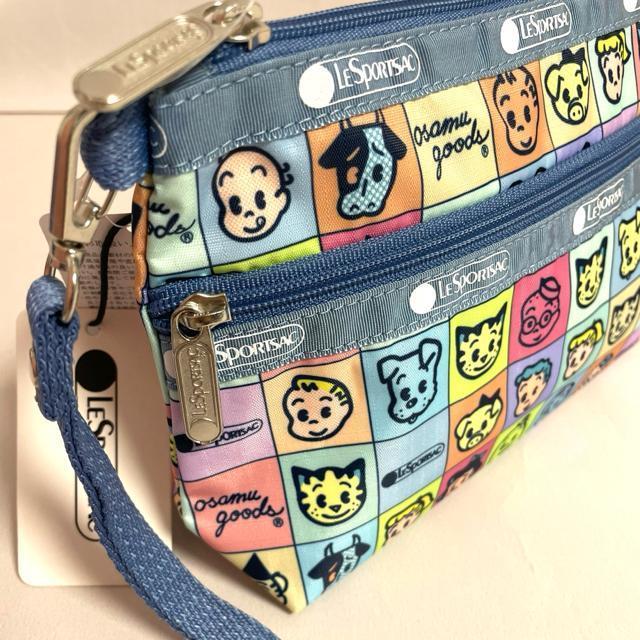 ★新品★LeSportsac レスポートサック オサムグッズ オサムチェッカードフラッグ 化粧ポーチ  2つ収納 ポーチ 7105 < 女性ファッション  ★新品★LeSportsac レスポートサック オサムグッズ オサムチェッカードフラッグ 化粧ポーチ  2つ収納 ポーチ 7105 < 女性ファッションの