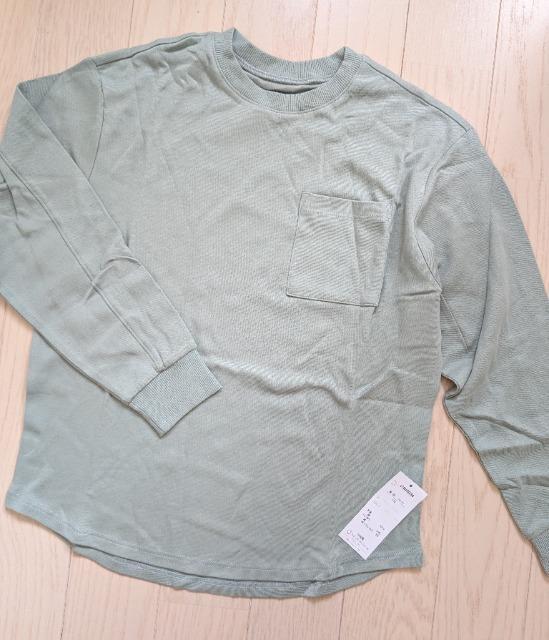 150★ベルメゾン★綿100%★胸ポケットつき長袖カットソー★新品★送料無料 < キッズ/ベビー 150★ベルメゾン★綿100%★胸ポケットつき長袖カットソー★新品★送料無料 < キッズ/ベビーの