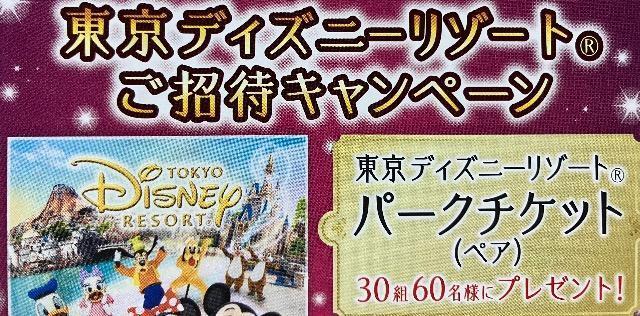 タイアップ☆ディズニーリゾートパークペアチケット/30組60名様3口 < チケット/金券 タイアップ☆ディズニーリゾートパークペアチケット/30組60名様3口 < チケット/金券の