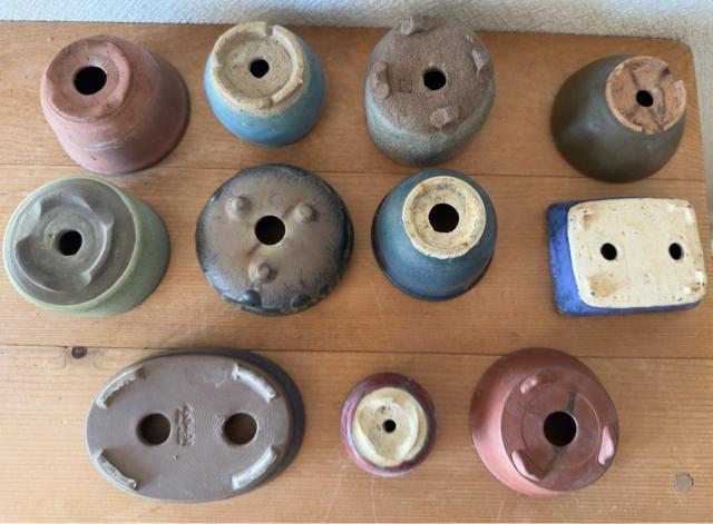 F 盆栽鉢 豆盆栽鉢 山野草鉢 多肉植物鉢 植木鉢 11鉢セット陶器製落款印あり < ペット/手芸/園芸 F 盆栽鉢 豆盆栽鉢 山野草鉢 多肉植物鉢 植木鉢 11鉢セット陶器製落款印あり < ペット/手芸/園芸の