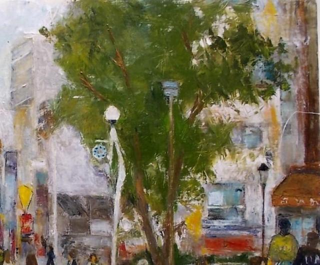 ★♪金山ヒロシ 油彩画 【アメリカ村の街頭】『F15号』新額付き大作 ★西心斎橋のアメリカ村の街頭 < ホビー ★♪金山ヒロシ 油彩画 【アメリカ村の街頭】『F15号』新額付き大作 ★西心斎橋のアメリカ村の街頭 < ホビーの