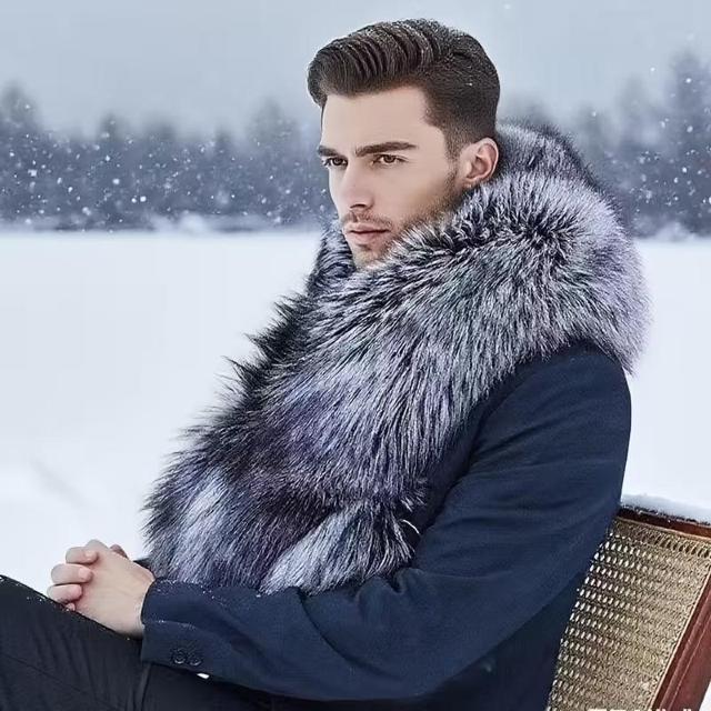 超お買い得1490円★フェイクファースカーフ 男女兼用 - 冬の暖かさ、洗濯機対応 アウトドアアクティビティ用 < 男性ファッション 超お買い得1490円★フェイクファースカーフ 男女兼用 - 冬の暖かさ、洗濯機対応 アウトドアアクティビティ用 < 男性ファッションの