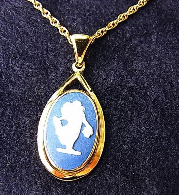 500円スタ【正規品・極美・希少】ウェッジウッド ジャスパー ネックレス < 女性アクセサリー/時計 500円スタ【正規品・極美・希少】ウェッジウッド ジャスパー ネックレス < 女性アクセサリー/時計の