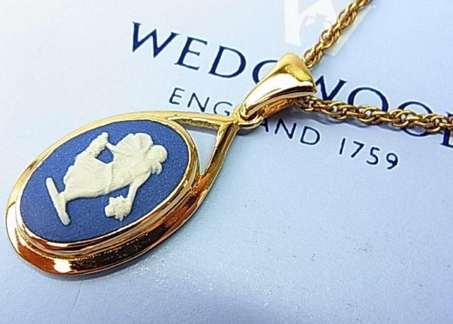 500円スタ【正規品・極美・希少】ウェッジウッド ジャスパー ネックレス < 女性アクセサリー/時計 500円スタ【正規品・極美・希少】ウェッジウッド ジャスパー ネックレス < 女性アクセサリー/時計の