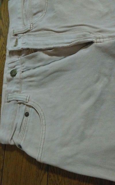 DOMINGO JEANS ベージュ デニム Mサイズ < 女性ファッション DOMINGO JEANS ベージュ デニム Mサイズ < 女性ファッションの