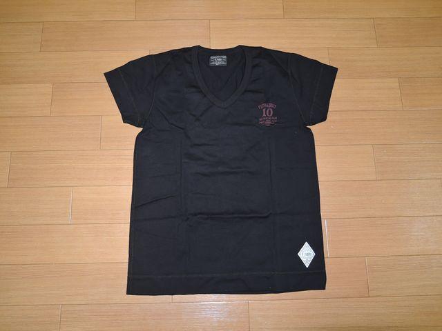 新品クライミーCRIMIEカットソーS黒赤VネックTシャツFAITH < ブランド 新品クライミーCRIMIEカットソーS黒赤VネックTシャツFAITH < ブランドの