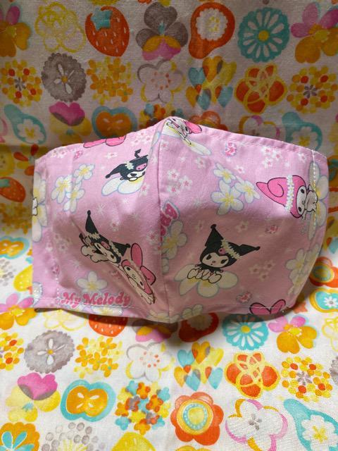 HMインナーマスク マイメロディ・クロミちゃん柄 < 女性ファッション  HMインナーマスク マイメロディ・クロミちゃん柄  < 女性ファッションの