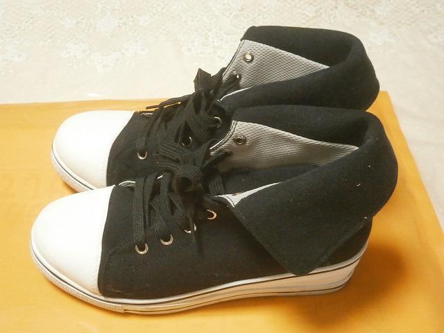 ◆中古品 レディース ハイカットスニーカー 38 < 女性ファッション  ◆中古品 レディース ハイカットスニーカー 38 < 女性ファッションの
