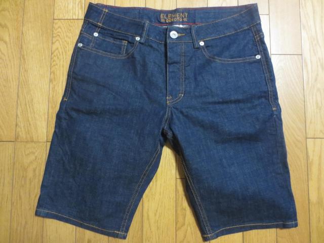 ELEMENT エレメント デニム 綿 ハーフパンツ 半ズボン 32 < 男性ファッション ELEMENT エレメント デニム 綿 ハーフパンツ 半ズボン 32 < 男性ファッションの