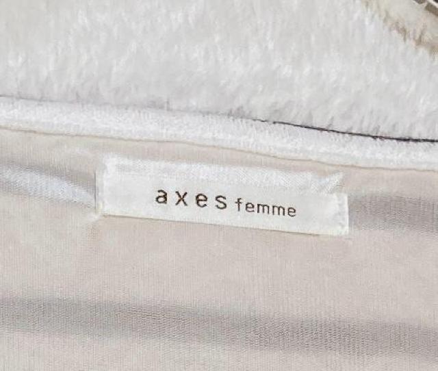 axes femme アクシーズ ストライプ 半袖 ワンピース チュールレース N2m < ブランド  axes femme アクシーズ ストライプ 半袖 ワンピース チュールレース N2m < ブランドの