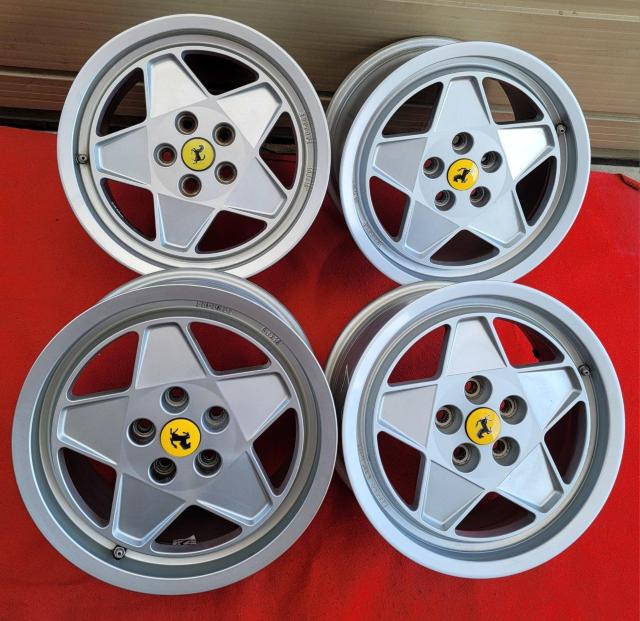 Ferrari フェラーリ テスタロッサ 純正ホイール16インチ 8J +34.2 10J +59.6 PCD 108 5H ホイ < 自動車/バイク Ferrari フェラーリ テスタロッサ 純正ホイール16インチ 8J +34.2 10J +59.6 PCD 108 5H ホイ < 自動車/バイク