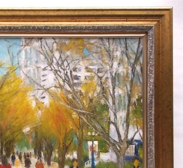 (^^♪ 金山ヒロシ 油彩画 【中之島公園通りの冬】『F8号』新額付き ★中之島ケヤキ通りの冬景色 < ホビー (^^♪ 金山ヒロシ 油彩画 【中之島公園通りの冬】『F8号』新額付き ★中之島ケヤキ通りの冬景色 < ホビーの