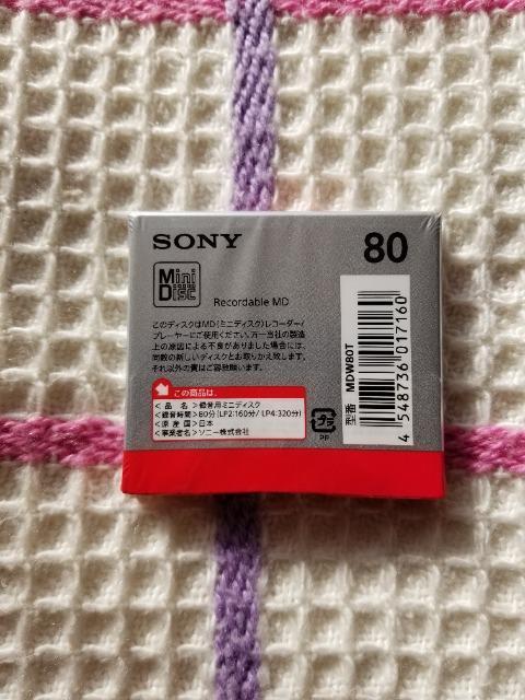 SONY  Mini Disc 80  J  Ɠd/AV 