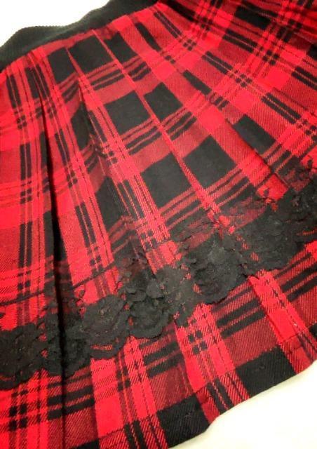 ���`�F�b�N���~�j�v���[�c�X�J�[�g�� �� �����t�@�b�V������ 