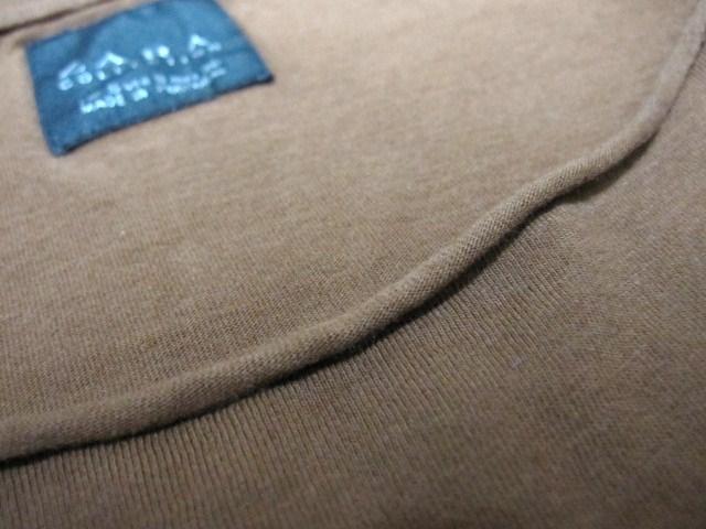 □ZARA/ザラ 切り放し加工 7分袖 Tシャツ/メンズ・M/ブラウン☆新品 < ブランド  □ZARA/ザラ 切り放し加工 7分袖 Tシャツ/メンズ・M/ブラウン☆新品 < ブランドの