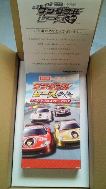 WONDA×AKB48 ワンダフルレース 第27回当選プロジェクタークロック/大島優子 渡辺麻友 < タレントグッズ WONDA×AKB48 ワンダフルレース 第27回当選プロジェクタークロック/大島優子 渡辺麻友 < タレントグッズの