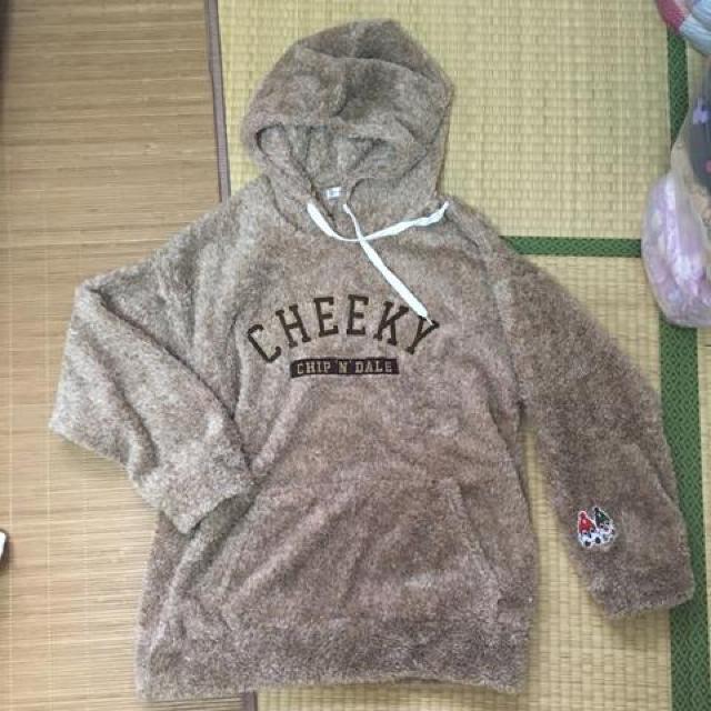 ディズニー・チップ&デールワッペンボアパーカー 3L4L < 女性ファッション ディズニー・チップ&デールワッペンボアパーカー 3L4L < 女性ファッションの