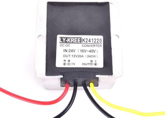 dcdc コンバータ DC 24V → 12V 20A 240W < 自動車/バイク dcdc コンバータ DC 24V → 12V 20A 240W < 自動車/バイク