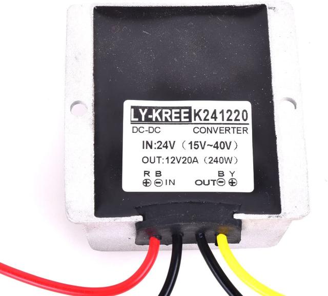 dcdc コンバータ DC 24V → 12V 20A 240W < 自動車/バイク dcdc コンバータ DC 24V → 12V 20A 240W < 自動車/バイク