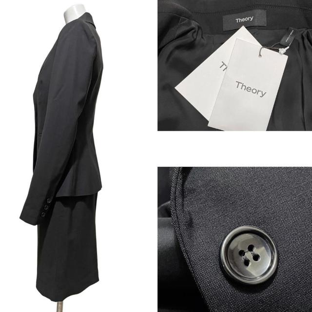 新品セオリー ワンピーススーツ 黒 #0 theory < ブランド 新品セオリー ワンピーススーツ 黒 #0 theory < ブランドの